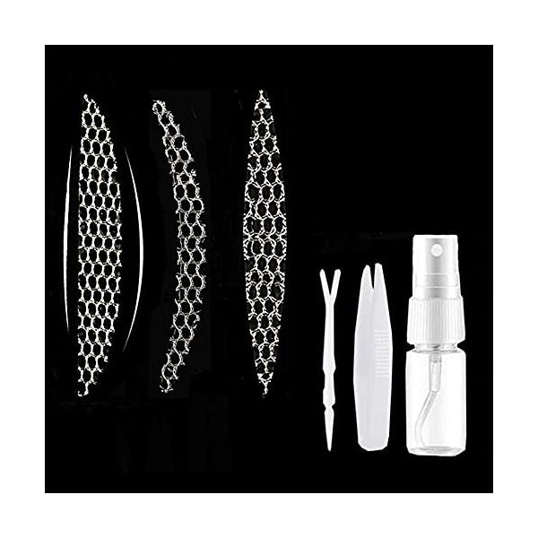 ・半月太め2 4個アソート Eyelidtape-water-halfmoon-JP173・・Color:半月太め2・【内容】メッシュテープ約380枚(約6ヶ月分)、小噴瓶1本、Ｖピンセット1本、Yスティック1本。【素材】極薄メッシュテープ...