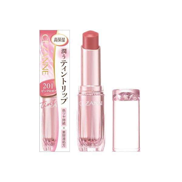 201 ピンクロゼ/-/-・Color:201 ピンクロゼFlavorName:なし・唇の乾燥・荒れを防ぎ、潤いで包み込む、色ツヤ続く美容液ティントリップ。