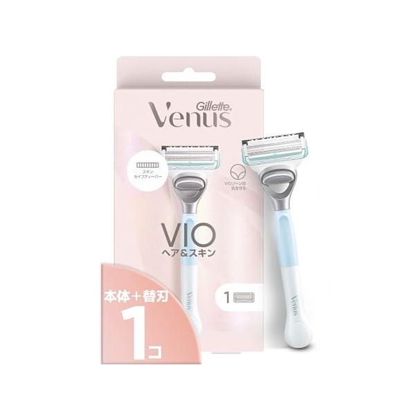 カミソリ本体・ホワイト 2個アソート ・ラインナップ商品の2イン1ジェルと合わせて2Stepケア！ 1.VIOにやさしいジェルでシェービング時に肌を保護* *潤滑効果により 2. スキンセイフティーバー付きカミソリで肌にやさしく剃る！・スキ...
