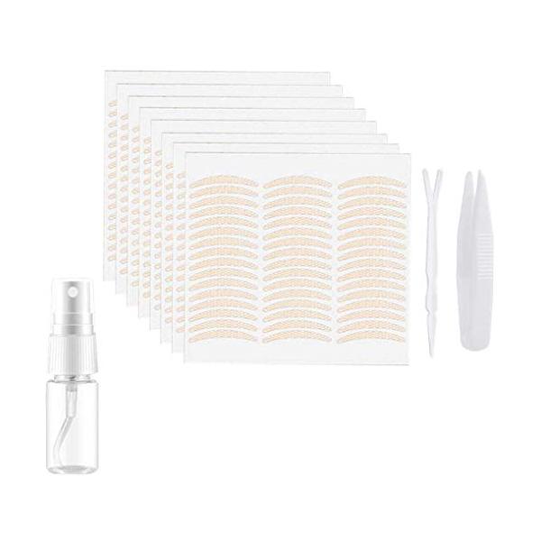 ・半月細め 4個アソート Eyelidtape-water-3type-JP170・・Color:半月細め・【内容】テープ384枚(約6ヶ月分)、小噴瓶1本、Ｖピンセット1本、Yスティック1本。【素材】極薄メッシュテープ。大切な肌にとても優...