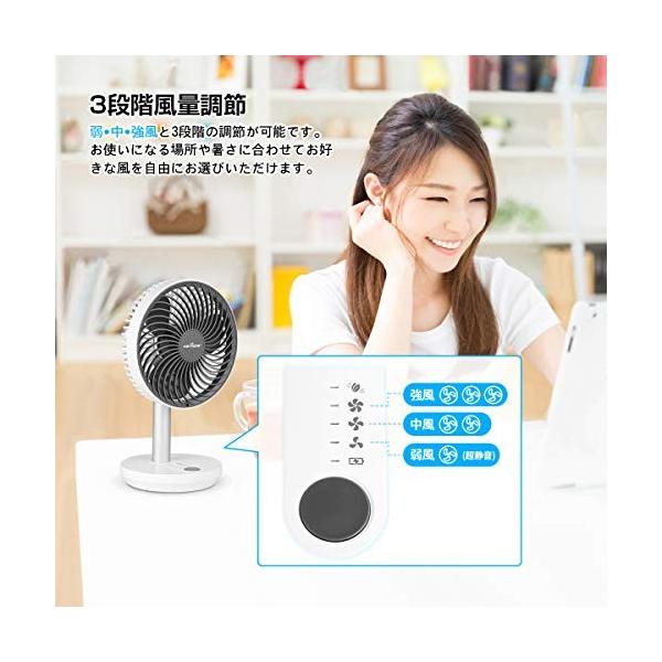 19年新商品 Keynice 卓上扇風機首振り充電式usb扇風機リズム風ミニ扇風機超強風静音風量3段階調節長時間連続使用節 Buyee 日本代购平台 产品购物网站大全 Buyee一站式代购