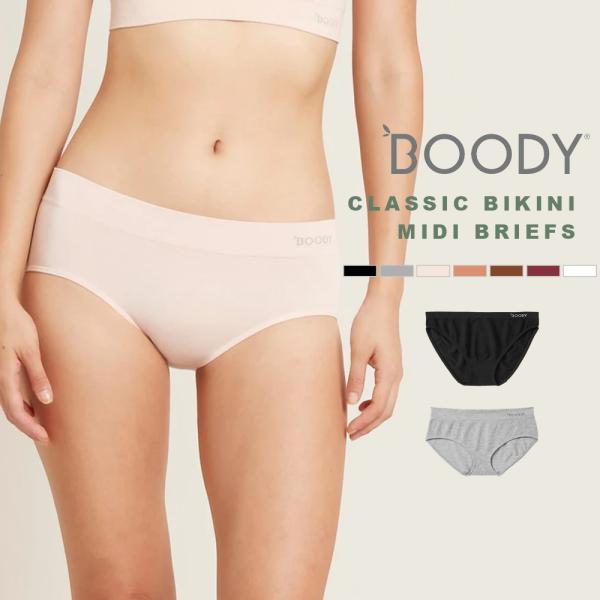 ブーディ boody レディース 下着 クラシック ビキニ ミディ ブリーフ アンダーウェア 女性用 ショーツ パンツ インナー