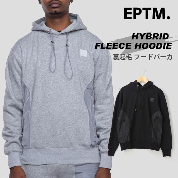 EPTM（エピトミ） スウェット パーカー メンズ 裏起毛 無地 フード 
