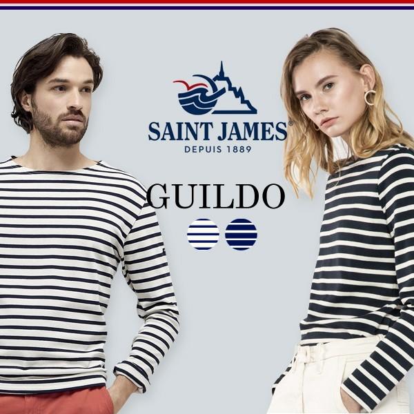 セントジェームス ボーダー メンズ レディース 兼用 長袖 ギルド ボーダー カットソー Tシャツ ユニセックス マリン Saint James Guildo Saint 02 Lansh ランシュ 通販 Yahoo ショッピング