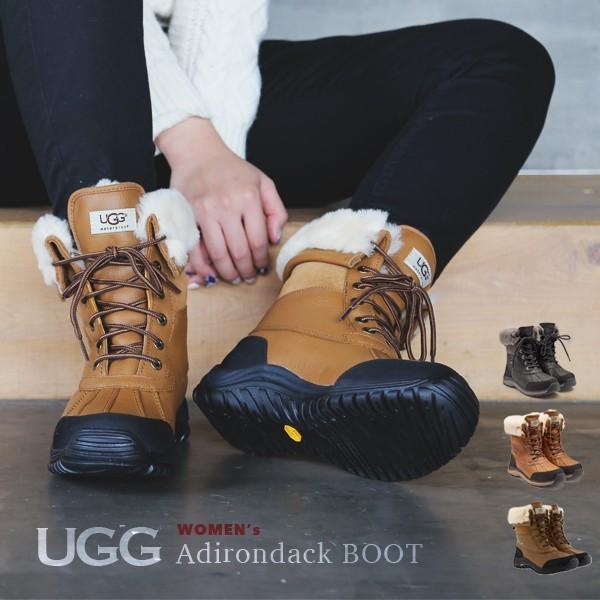 UGG ブーツ アグ レザーブーツ ウィンターブーツ レディース 靴 スノーブーツ Adirondack BOOT 1095141