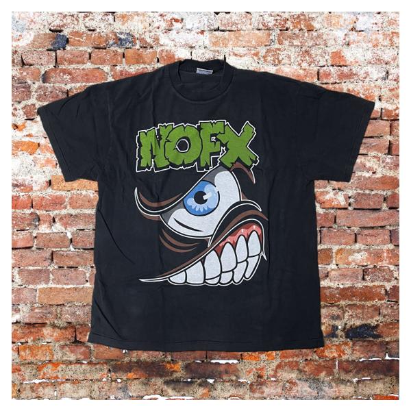 NOFX / ノーエフエックス Tシャツ MONS TOUR XL 黒 両面プリント