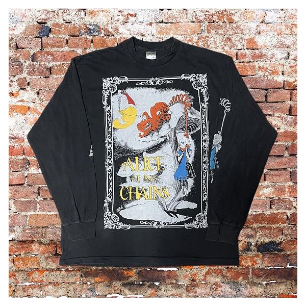 Alice in Chains アリスインチェインズ 長袖 Tシャツ Wonderland ロンT