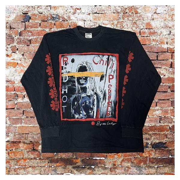 レッチリ　RED HOT CHILI PEPPERS 長袖Tシャツ XL RED HOT CHILI PEPPERS ロンT サイズL リブあり]レッドホットチリ