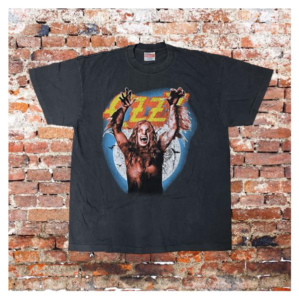 Ozzy Osbourne / オジーオズボーン Tシャツ XL 黒 両面プリント バンド