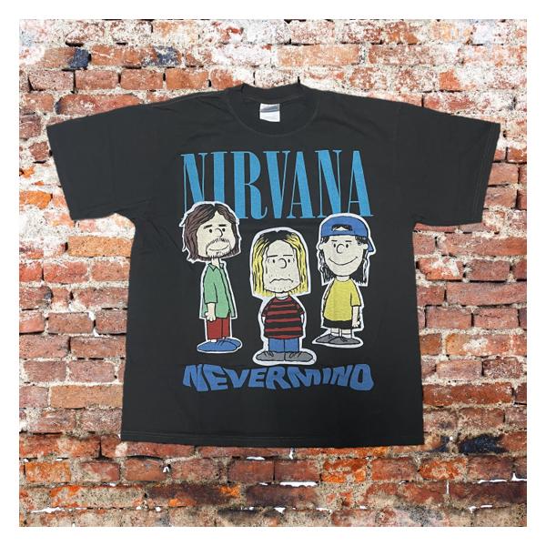 NIRVANA SNOOPY / ニルヴァーナ スヌーピー Tシャツ NEVER MIND