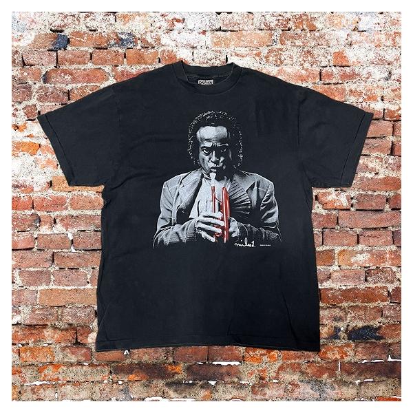 Miles Davis マイルス・デイヴィス Tシャツ XL 黒 半袖｜ジャズT アーティストT バンドT 音楽T メンズ 人気 定番 ストリート デザイン 注目 希少 アイテム
