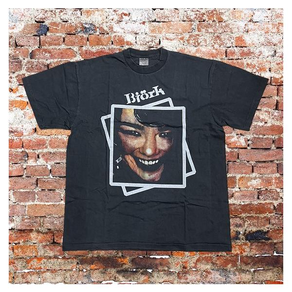 Björk Tシャツ Sサイズ 黒色 Bjork ビョーク Tシャツ 2003 WORLD TOUR XL 黒 両面プリント