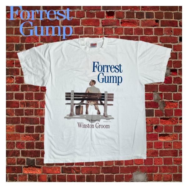 フォレストガンプ 一期一会 Tシャツ 映画T ムービーT トム・ハンクス Forrest Gump 90s シネマ アート グラフィック キャラクター アメカジ レトロ クラシック