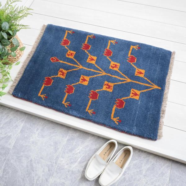 中近東製ギャッベ Amazon | サヤンサヤン 手織り ギャベ ギャッベ 玄関マット 室内