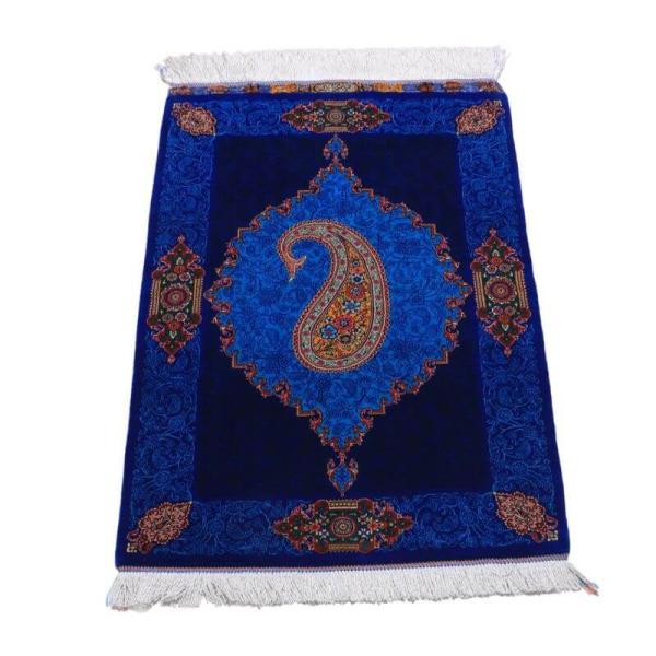 ペルシャ絨毯／ジャムシーディー工房 93×59cm イラン産 手織り シルク