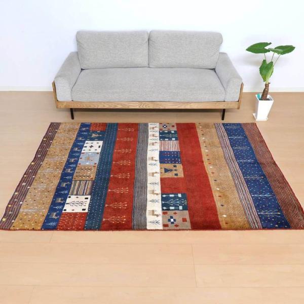 プレミアムギャッベ/ホシナマイ(カシュクリ) 214×148cm プレミアムギャッベ/ホシナマイ(カシュクリ) 214×148cm