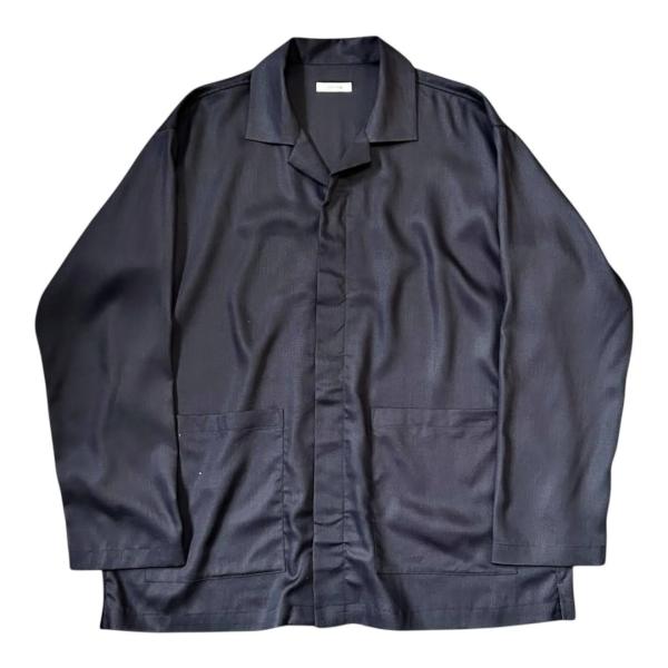INTERIM インテリムRAYON LINEN SHIRTS JACKET INTERIM (インテリム) HYPER BIG RAYON LINEN SHIRTS JACKET