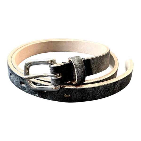 INTERIM インテリム　オークバークレザーベルト　25mm INTERIM INTERIM（インテリム) OAK BARK LEATHER BELT 20mm