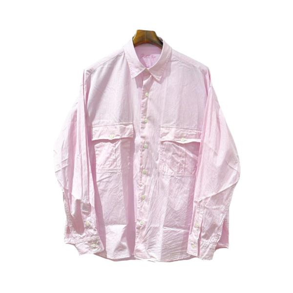 PORTER CLASSIC（ポータークラシック） ROLL UP STRIPE SHIRT - SAKURA