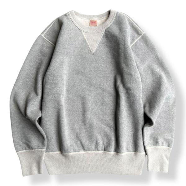 デラックスウェア 杢GRAY.BEIGE スウェット M o-mureys_s101-00-gry