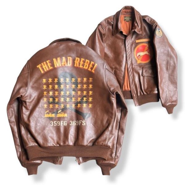 [予約商品][2026年秋冬] TOYS McCOY（トイズマッコイ) TYPE A-2 ROUGH WEAR CLOTHING CO. RUSSET BROWN "THE MAD REBEL" [TMJ2632] レザー フライトジャケット
