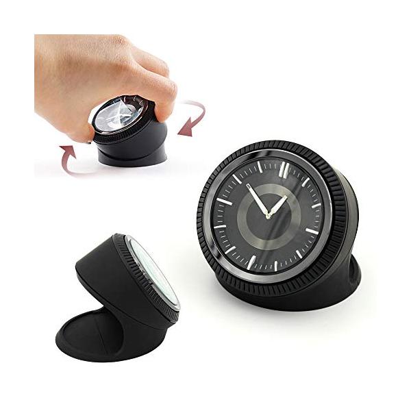 高級車アナログ 時計 バイク オートバイ用 カー用品ダッシュボード時計メタル素材 Blackの価格と最安値 おすすめ通販を激安で