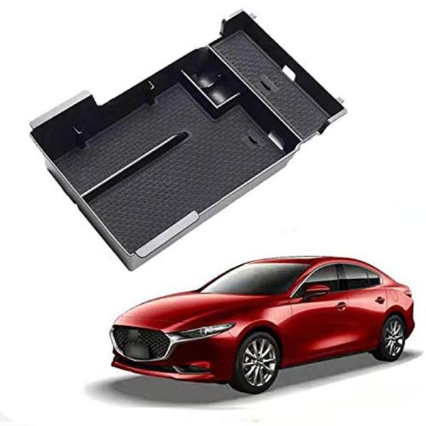 hahihoマツダ3 新型Mazda3セダン MAZDA3ファストバック 2019-2021 センター コンソールボックス トレイ 収納