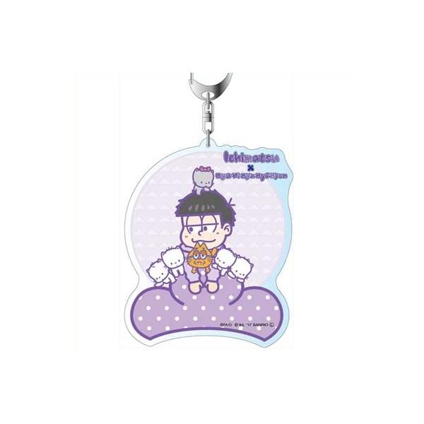 おそ松さん サンリオキャラクターズ デカキーホルダー 一松 ニャニィニュニェニョン B Dejapan Bid And Buy Japan With 0 Commission
