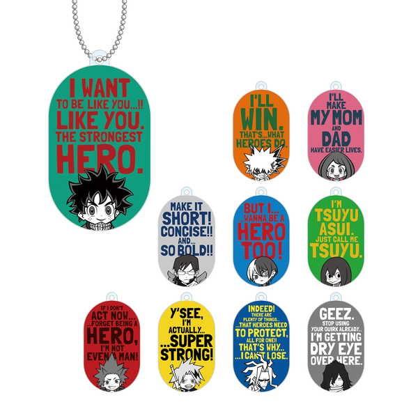 僕のヒーローアカデミア トレーディング台詞アクリルキーホルダー 1box O Trap Yahoo ショップ 通販 Yahoo ショッピング