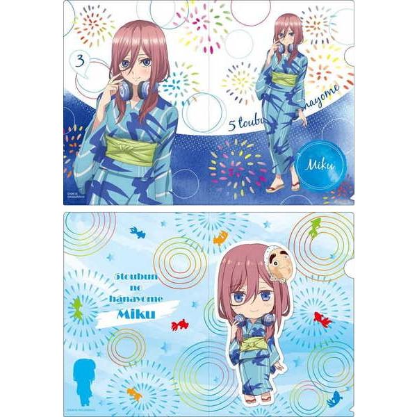五等分の花嫁 クリアファイルセット 中野三玖 浴衣ver O Trap Yahoo ショップ 通販 Yahoo ショッピング