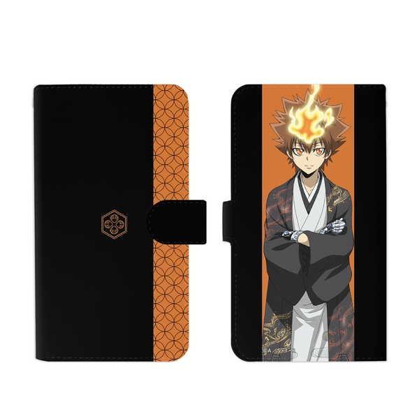 家庭教師ヒットマン Reborn 手帳型スマホケース 描き下ろしイラスト 沢田綱吉 和服ver Lサイズ 予約 再販 9月上旬 発売予定 O Trap Yahoo ショップ 通販 Yahoo ショッピング