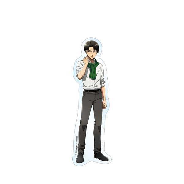 進撃の巨人 ステッカー 描き下ろしイラスト リヴァイ マフラー着用ver O Trap Yahoo ショップ 通販 Yahoo ショッピング