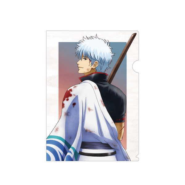銀魂 クリアファイル 描き下ろしイラスト 坂田銀時 戦う背中ver O Trap Yahoo ショップ 通販 Yahoo ショッピング