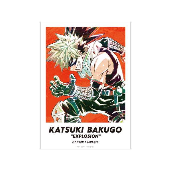 僕のヒーローアカデミア Ani-Art 第6弾 A3マット加工ポスター 爆豪勝己