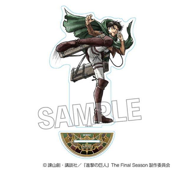 進撃の巨人 リヴァイ アクスタセット 進撃の巨人 アクリルスタンド・缶バッジセット リヴァイ – IG Port