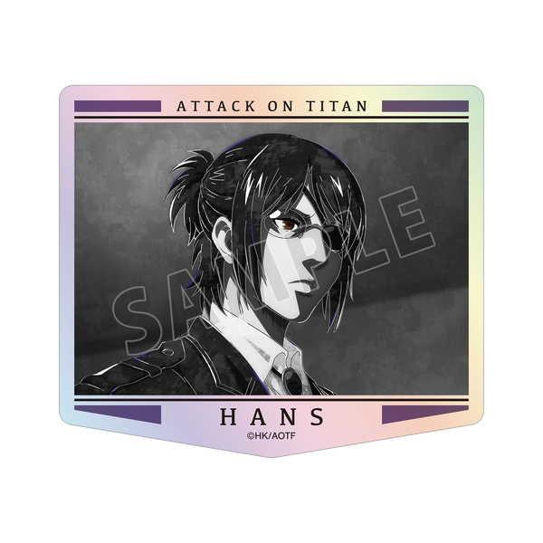 [Release date: April 30, 2026]メール便配送商品 「進撃の巨人」より、Ani-Art BLACK LABEL オーロラダイカットステッカーの登場です。ハンジのイラストを新たなタッチで魅力的に表現し、オーロラダイカ...