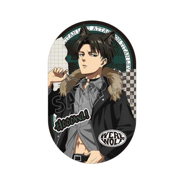 [Release date: April 30, 2026]メール便配送商品 「進撃の巨人」より、ダイカットステッカーの登場です。リヴァイの描き下ろしイラストをダイカットのステッカーに仕上げました。コーティングをしているため、耐水性・耐候性...