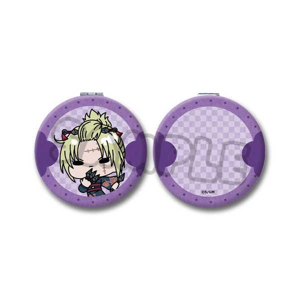 [Release date: March 31, 2026]メール便配送商品 「新劇場版 銀魂 -吉原大炎上-」より、持ち運びがしやすい、手の平サイズの折り畳みミラーの登場です。ミラーが2つあり、片方が望遠となっているためメイクをするのに最...