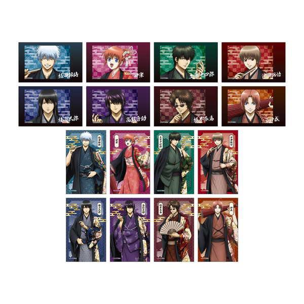 銀魂 トレーディングイラストシート 描き下ろし 片面花柄和装ver. 1BOX
