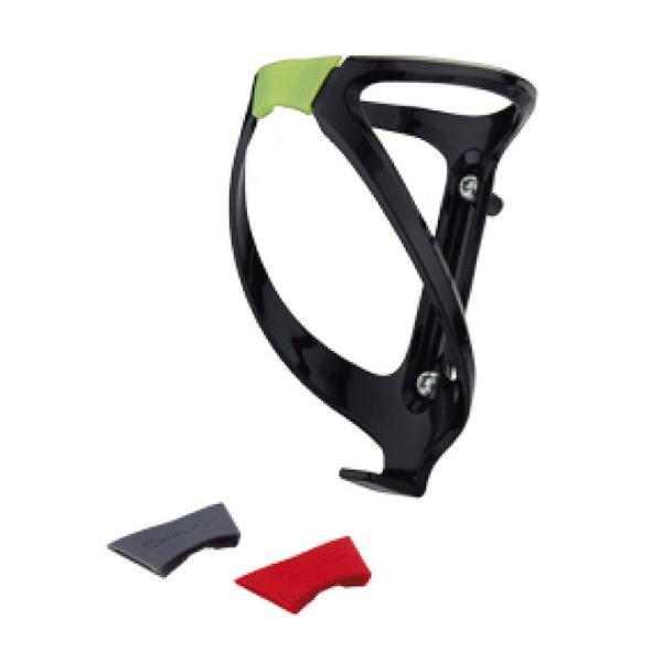 Birzman バーズマン Bottle Cage ボトルゲージ マットブラック樹脂製ワンポイントカラーシリコン