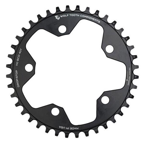 WOLF TOOTH EtgD[X 110 BCD 5 Bolt Chainring 44T/46T compatible with SRAM Flattop