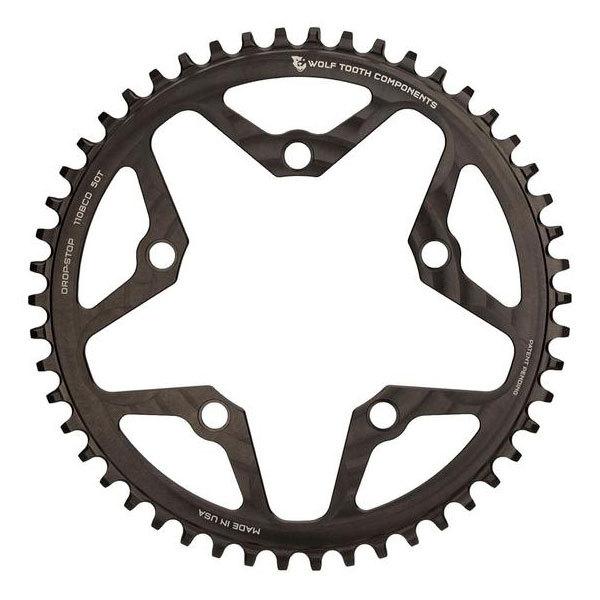 WOLF TOOTH EtgD[X 110 BCD 5 Bolt Chainring 48T/50T/52T compatible with SRAM Flattop