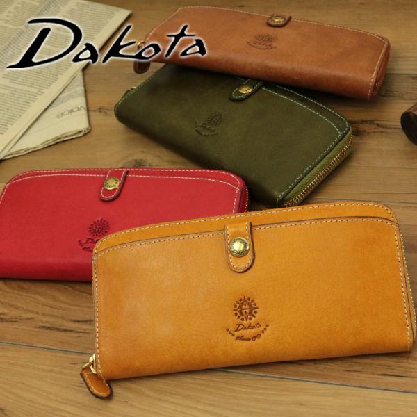 Dakota 最大P+16% ダコタ コラッジョ ラウンドファスナー長財布 30942