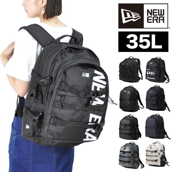 NEWERA キャリアパック35L ブラック アウトドア バックパック リュック NEW ERA（ニューエラ） リュック 35L A3 B4 A4 PC収納 キャリアパック