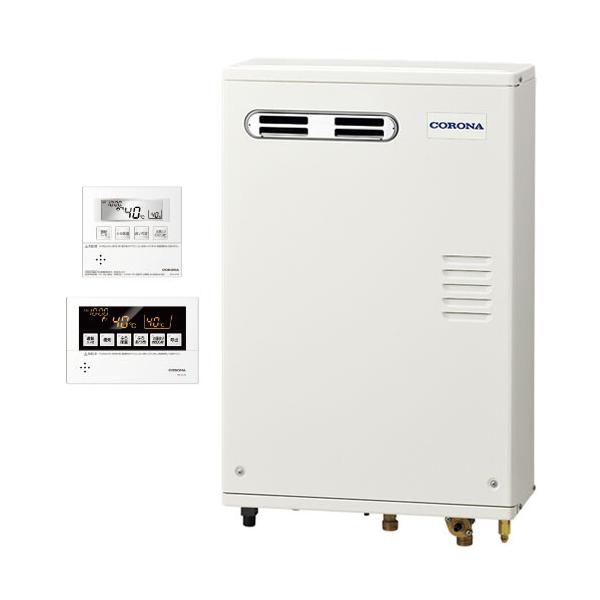 ss0850【中古】　CORONA　石油給湯器　アビーナG　UKB-AG470MX(FFW)　コロナ　2018年製　屋内設置型　ボイスリモコン付属　強制給排気　ホワイト oasis-happylife_123385