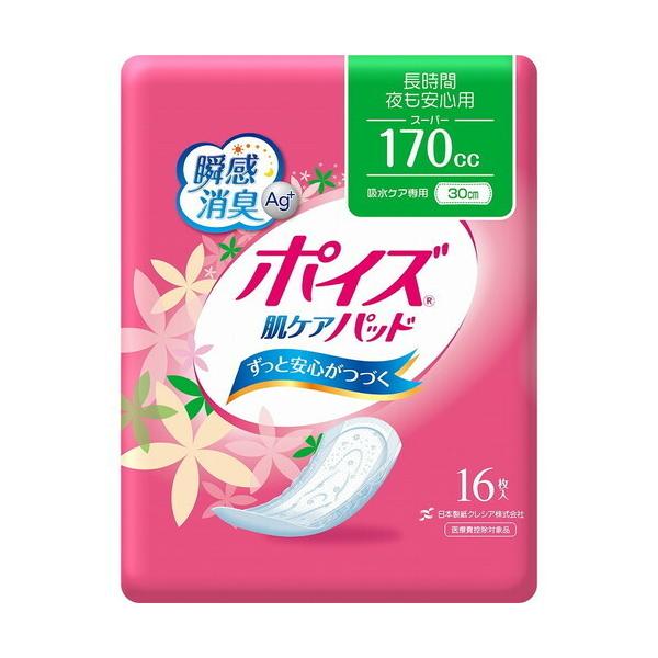 Tポイズ肌ケアパッド 袋 スーパー 16枚 日本製紙クレシア : オアシス