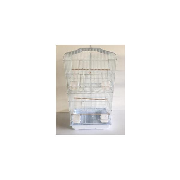 鳥かご2段式 白 3016White メタルテック : オアシス ハッピーライフ店