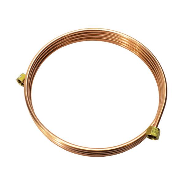 銅パイプ(銅管・送油管) 両側フレア加工 φ6.35×3m 長府工産(株