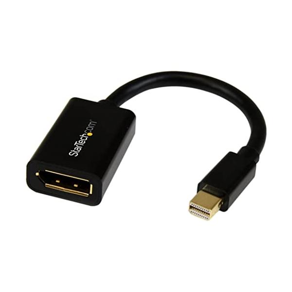 StarTech.com Mini DisplayPort - DisplayPort 変換アダプタ/15cm/ディスプレイポート 1.2/4K60H