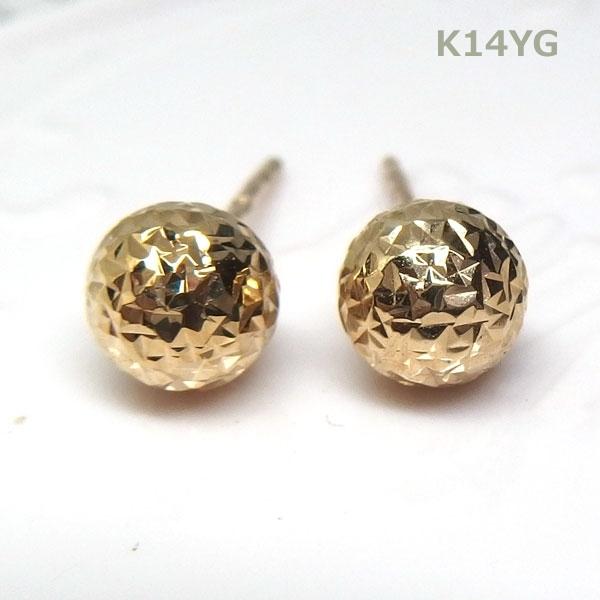 送料無料】K14YGボリュームボールピアス□410565 : OASIS夢